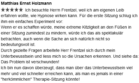 Rückmeldung Holzmann